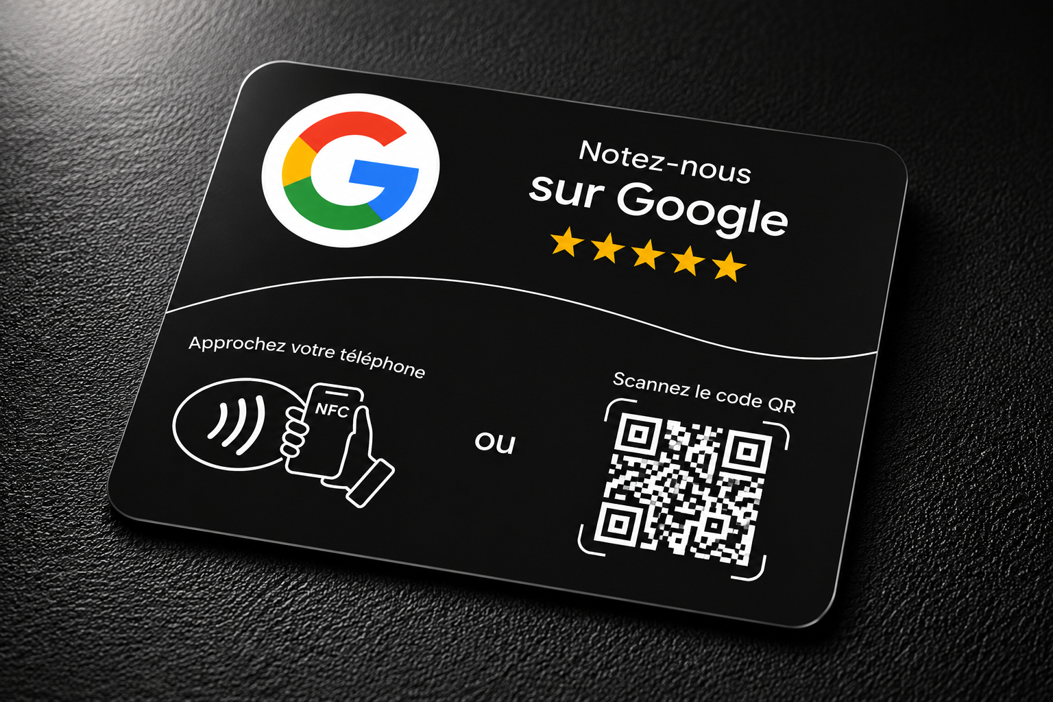 Carte Premium NFC Noir